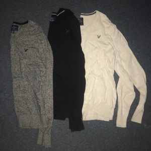 3 American Eagle sweaters